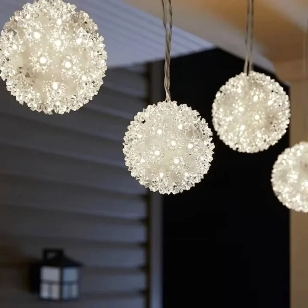 Indoor Outdoor Light Balls 4 Spheres Party Event Bright Lights W/ Controller